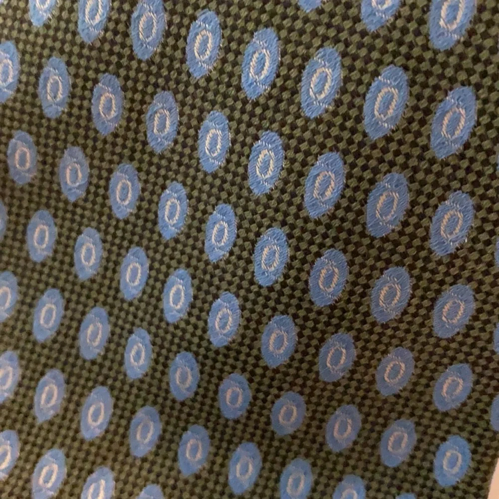 Hilditch & Key Blue Pattern Silk Te England